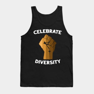 African Melanin, Celebrate Diversity, Black History Tank Top